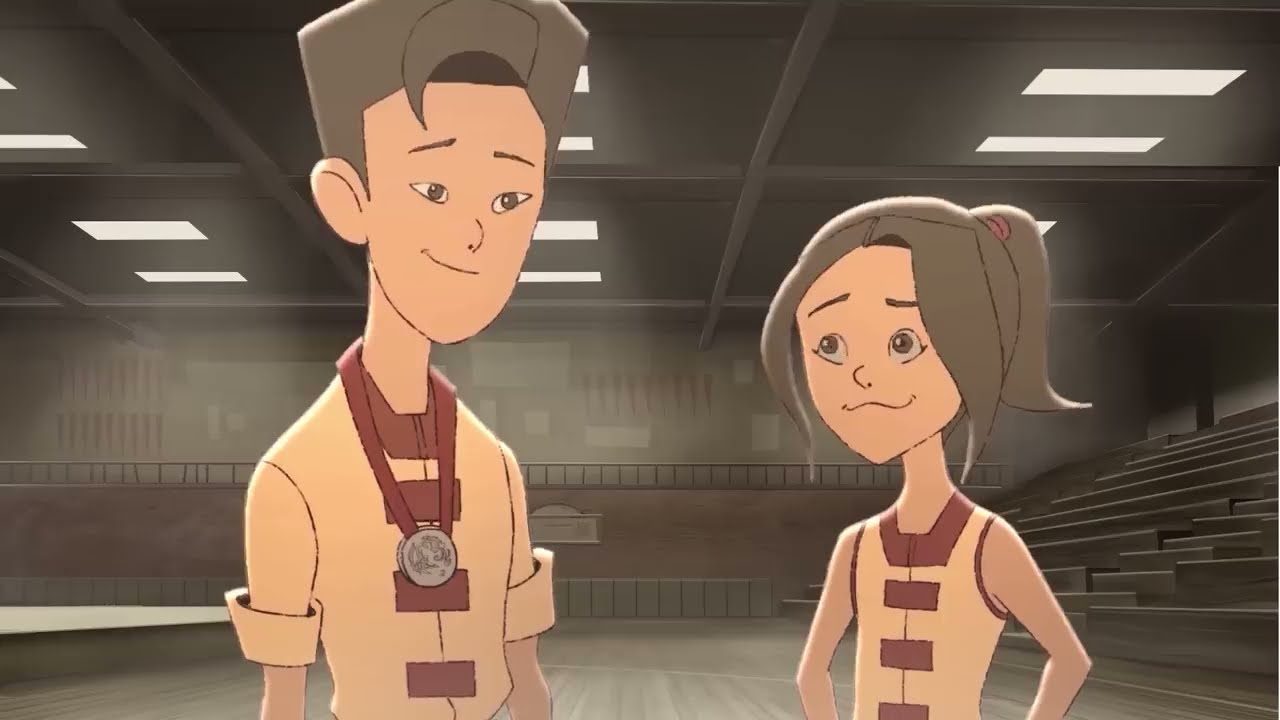 A still from First Born